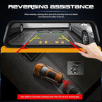 9.66 Inch IPS Mirror Dash Cam 1080P Front 480P Rear Dual Lens Touch Screen Dash Cam Front and Rear 150° Wide Angle Night Vision Loop Recording Reverse Assistance Motion Detection