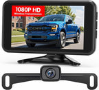 AUTO-VOX Wireless Backup Camera: 5" 1080P HD Dual-Channel Monitor, Easy Installation,Stable Digital Transmission Signal,IP69K Waterproof Night Vision Back Up Camera for Truck,SUV,Pickup,Car,Trailer