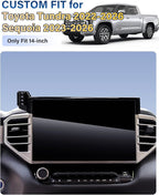SKYLOTEC Car Phone Holder for Toyota Tundra 2022-2026/Sequoia 2023-2026 Accessories 14-inch Screen Fixed Clip, Automobile Cradles Phone Mount, Cell Phone Base Not Block Air Vent