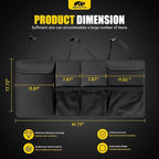 MIKKUPPA Trunk Organizer for SUV - 42"*18" Large Hanging Backseat Trunk Storage for Subaru Crosstrek Forester Outback, Jeep Wrangler Grand Cherokee Compass, Ford Bronco Escape Explorer Edge, Toyota