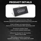 Car LED Lights for Floor Mats, Interior Car LED Strip Lights with App Control, Luminous Ambient Neon Lighting Kits, Universal Automotive Floor Mats (Rhombic - USB, 4)