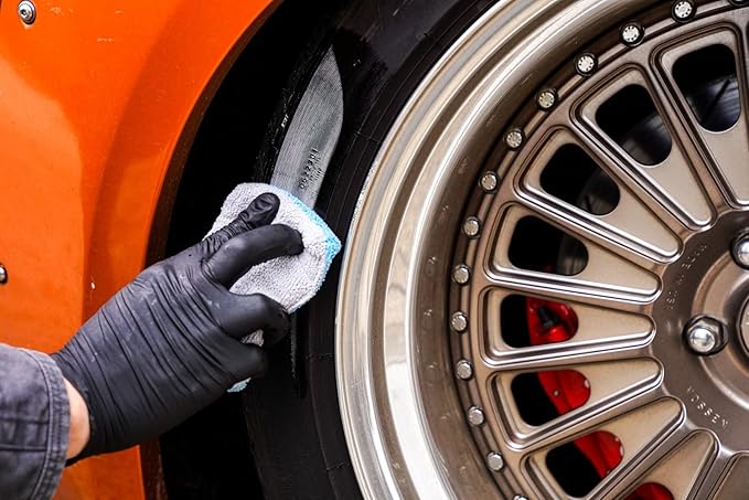 GlassParency Tire Dressing (1 Gallon) | No Sling, Non-Greasy Tire Shine Spray | Rich Satin Coating for Rubber, Plastic, Vinyl