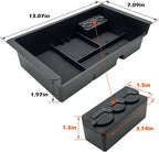 JOJOMARK Center Console Organizer Tray Compatible with 2014-2018 GMC Sierra Accessories, (2015-2020) Yukon/Chevy Tahoe Silverado Suburban, Armrest Storage Box Replaces 22817343(Black)