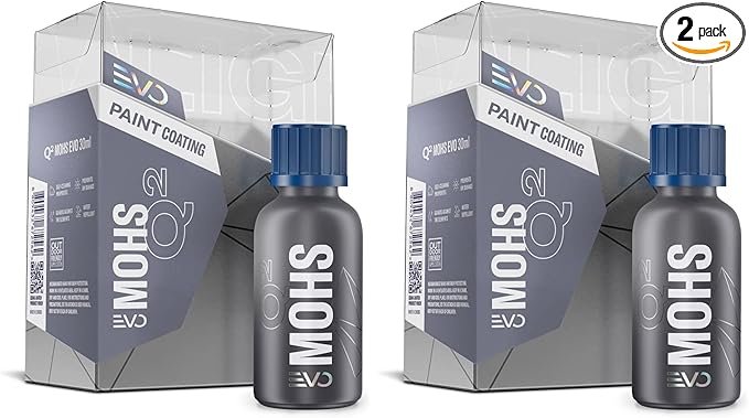 Gyeon MOHS Ceramic Coating for Cars | Deep Gloss & 3-Year Protection | DIY Paint Coating Kit for Long-Lasting Shine | Easy Application & Hydrophobic Finish (Pack of 2)