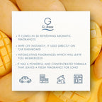 G's Breeze Mango Air Freshener - Fruity Essence Aroma for Home, Car, or Office - Long-Lasting Tropical Scent of Ripe Mangoes for a Refreshing, Energizing Atmosphere