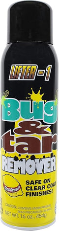 Bug and Tar Remover for Cars, Trucks, RVs, and SUVs, Fresh Citrus Spray for Stuck On Grime, bug remover for cars exterior, Streak Free Shine, Tar remover for car –16 fl oz Pack of 1
