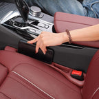 YLXGT Car Seat Gap Filler Organizer Universal for Car SUV Truck Accessories Seat Gap Plug Blocker with Storage Slot Red 2 Pack