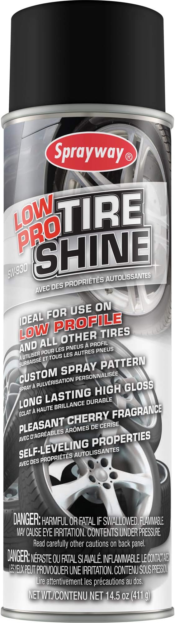 Sprayway SW930 Low Pro Tire Shine, 14 oz