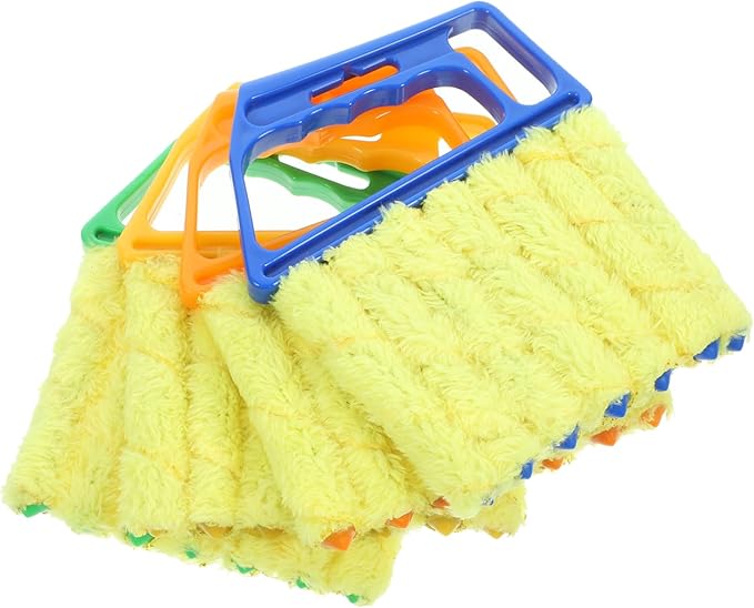 Ipetboom 8pcs Blinds Cleaner Duster Tool Compact Window Blinds Cleaning Brush Washable Duster for Air Conditioner Vents Efficient Dust Removal for Tight Spaces Lightweight Design