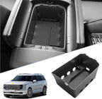 SKTU for 2026 Hyundai Palisade Center Console Organizer for 2026+ Hyundai Palisade Calligraphy Under Center Console Tray Hyundai Palisade 2026 Accessories Lower Console Tray ABS (Calligraphy Only)