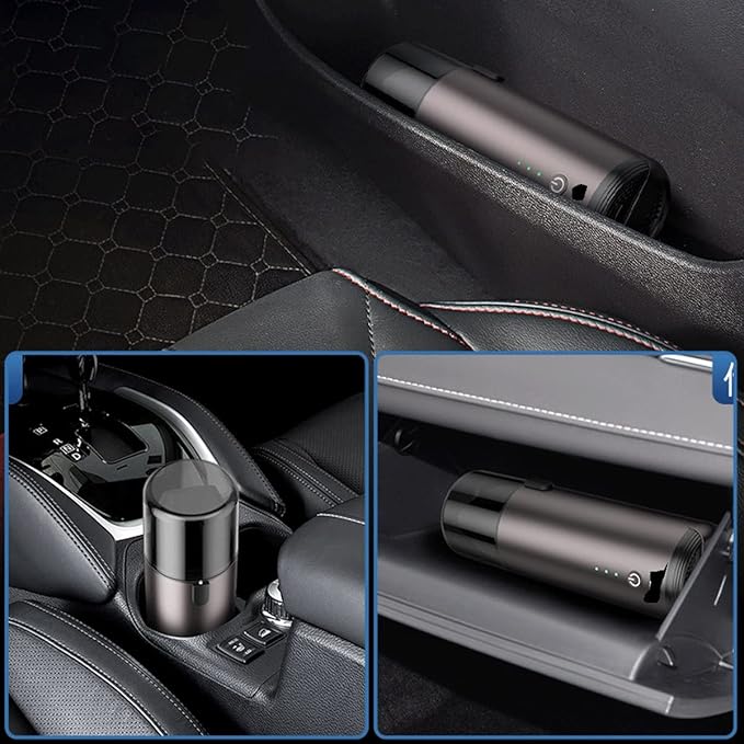 Car Vacuum Cleaner,Portable Cordless Handheld Vacuum Cleaner, 120W High Power, 5000PA Strong Suction, Wet & Dry Use, for House, Car, Office