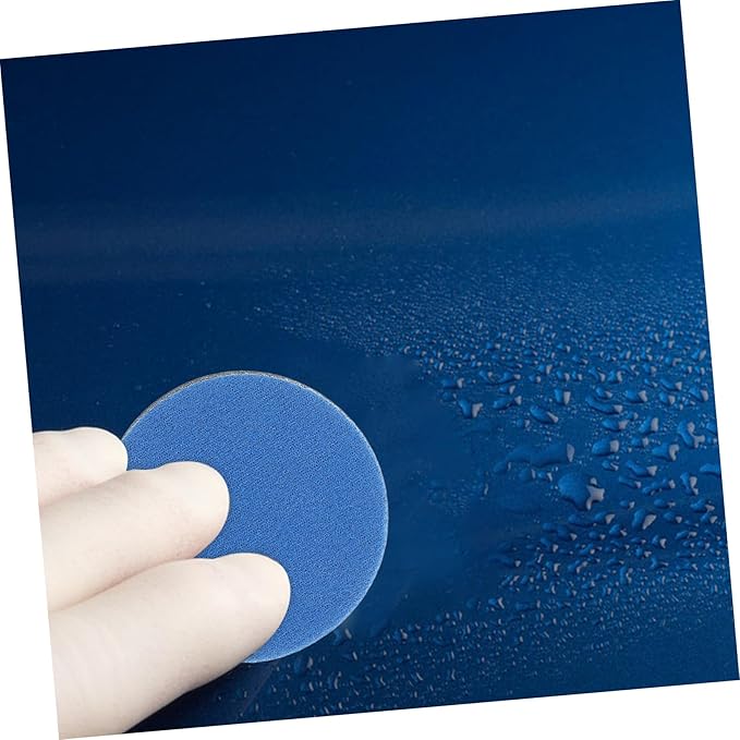 GLEAVI 5pcs Windshield Scratch Remover Kit Automotive Glass Polishing Pads for Quick Repair of Scratches Car Windows Includes Mesh Sanding Discs for DIY Use