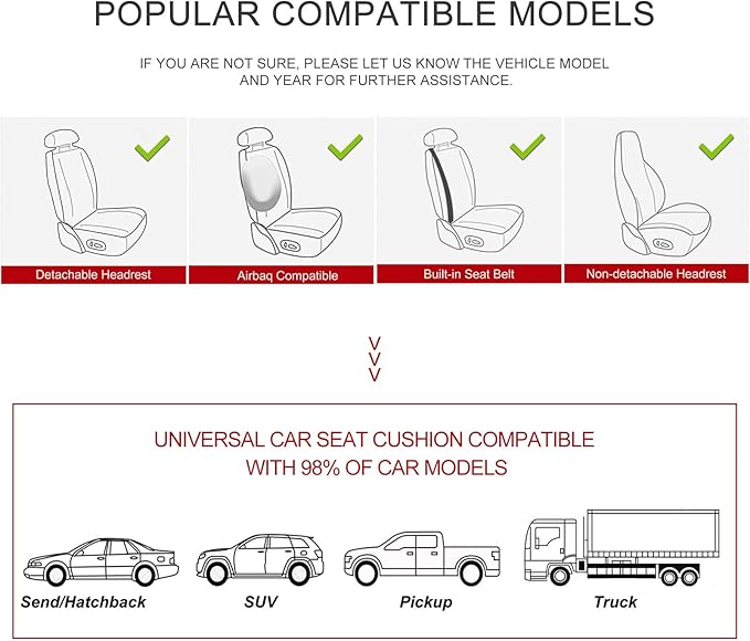 BOPUOVRE Car Seat Cover for Luxury & Comfort - PU Leather, Anti-Slip, Full Wrap Protection with Storage Pocket for Bottom Cushion - Universal Fit for 95% of Vehicles (Dull-red,1 Piece)