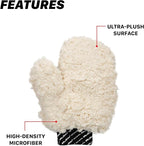 Maxshine Universal Ultra-Plush Microfiber Car Wash Mitt with Thumb – Super Absorbent, Ultra-Soft Wash Mitt for Scratch-Free Car Washing – Comfortable, Washable & Reusable Mitt for Auto Detailing