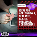 AIDEA Microfiber Applicator Pad-8Pack, Car Wash Sponge, Premium Microfiber Sponge and Cleaning Pads, Perfect for Effortless Wax, Sealant, and Conditioner Application, Car Detailing Supplies, Pink