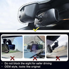 Mangoal 4K & Rear 1080P Dash Cam Custom Fit for Dodge RAM 1500/2500/3500 2013 2014 2015 2016 2017 2018,(Model B),Check Model Carefully,UHD 2160P Video,WiFi & App,128GB Card