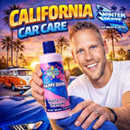Winter White Happy Shine Matte Tire Dressing – Satin Black Tire Shine, Non-Greasy Professional Tire Dressing with UV Protection, Restores Rubber & Trim, No Sling Formula, Made in USA, 16 oz