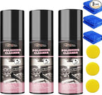 Polishing Cleaner, Car Interior, 3PCS Polishing Vehicle Interior Detailer Spray,Interior Multi-Purpose Car Cleaner,Total Cars Interiors Cleaner Rejuvenation