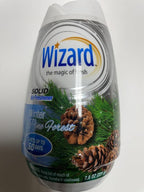 Wizard The Magic of Fresh gel Air Freshener, solid air freshener 7.8 oz winter pine forest Pack of 6