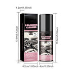 Polishing Cleaner for Car Interior Detailing,100ml Interior Protectant Car Detailing Spray,Waterless Spray Wax,Polishing Cleaner Detailer Spray,for Rubber,Leather (2PCS)