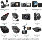 TiToeKi Dash Cam Suction Mount with 15+ Swivel Ball Adapters Compatible with Rexing V1, UGSHD, Falcon F170, KDLINKS, Vantrue, APEMAN, Z-Edge, Roav, Old Shark, YI, Peztio, UGSHD and Most Dash Cameras