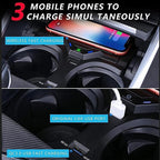 Car Wireless Charger, 15W Mobile Phone Fast Charging pad for BMW 2 Series (2022-2023) i3/3 Series (2020-2023) i4/4 Series (2021-2023), Support Original car NFC Function