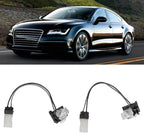Aramox Door Handle Kit Fit for C7, Pair Door Handle Light Left Right Auto Exterior Ambient Lighting 4H0947133A/134A