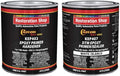 Custom Shop -White Epoxy Primer/Sealer 2.1 VOC (1 Quart Kit) Anti-Corrosive DTM High-Performance Primer for Automotive and Industrial use Kit = 1 Pint Epoxy Primer +1 Pint. Epoxy HDR. (1-1 Mix)