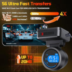 Dash Cam Front for Cars with Built-in WiFi & APP Control, 4K Dash Camera with Free 32GB Card, 1.2" IPS Touch Screen Dash Cam with 170°Wide Angle, G-Sensor, Night Vision, 24H Parking Mode Dashcam