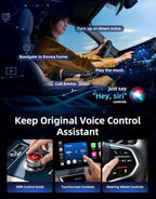 Wireless CarPlay Adapter & Android Auto Dongle – Plug & Play, Converts Wired to Wireless, Fast & Stable Connection, Compatible with iPhone iOS 10+, Android 11+ & 800+ Car Models (2016 & Newer)