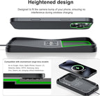 Wireless Car Charger,LOOSAU 15w Fast Charger Car Wireless Chargers Charging pad Non Slip Car Wireless Phone Charger for iPhone 17/16/15/14/13/12 Pro Max, for Samsung Galaxy S23 S22 S20 (1M Cable)