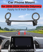 Magnetic Car Phone Mount for 2018-2024 Honda Odyssey Accessories, for MagSafe Strong Magnets Cell Phone Holder 8-Inch Screen Cradles, with Portable Phone Gripper 360° Rotation