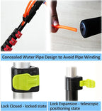 Outdoor Window Cleaning Kit Solar Brush Water-Fed Window Cleaning System for Solar Panels and Photovoltaics Efficient Cleaning Tool for Inverter Maintenance