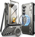 SUPCASE for Z Fold 6 Case with S Pen Holder [UB Pro Mag] [Compatible with MagSafe] [Military Grade Protection] [Built-in Screen Protector & Magnetic Ring Holder] Rugged Shockproof Phone Case, Tigray