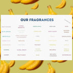 G's Breeze Vanilla Banana Air Freshener - Rich blend of Creamy Vanilla & Ripe Banana Fragrance - Sweet Floral Scent - Long Lasting Aroma - Ideal for Home, Car, Office - Create Cozy Bliss