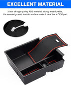 Autorder Center Console Organizer for 2022 2023 2024 Hyundai Tucson Accessories Armrest Storage Box Secondary Insert Tray with 2 Color Mats