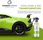 Wheel Cleaner – Full Spectrum Formula for Wheels, Rims, and Tire Sidewalls | Removes Dirt, Grease, Grime, and Brake Dust | Quick, Effective, and Safe for All Wheel Types (16 Fl Oz (Pack of 1))