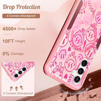 for Samsung Galaxy A16 5G Phone Case - Compatible with MagSafe Women Girls Cute Magnetic Protective Cover Kawaii Girly Unique Fashion Heavy Duty Shockproof Design for Samsung A16 5G Case