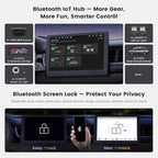 A7 10.1" QLED Android Double Din Car Stereo, 4G LTE/Wi-Fi/USB, SPDIF/DSP/4V RCA, Wireless Android Auto & CarPlay, AI DriveChat, HDMI-in/Out, GPS Tracking & Parking Monitor, S8 Gen4