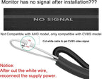 License Plate Frame Backup Camera Night Vision Car Rear View Camera with 8 Bright LEDs 170° Viewing Angle Waterproof Backup Camera Vehicle Universal Reversing Assist Security