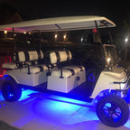 4 Pods LED Rock Lights, Ampper Waterproof LED Neon Underglow Light for Car Truck ATV UTV SUV Offroad Boat Underbody Glow Trail Rig Lamp (Blue)
