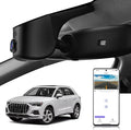 4K Dash Cam fit for Audi 2019 2020 2021 2022 2023 2024 A4 A6 Allroad A3 A5 Q5 S4 S6 Q7 A8 S8 TT A7 S5 Q3 S3 S7 RS3 RS5 RS6 e-tron (Model A), OEM Look, UHD 2160P Video, WiFi & APP, 128GB Card