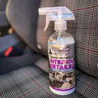Gliptone Ceramic Interior Detailer 16 oz, Professional SiO2 Enhanced Cleaner and Protectant, Spray and Wipe Formula for Vinyl, Plastic, Rubber, Wood Grain, and Painted Panels