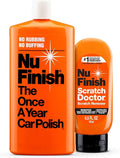 Nu Finish Exterior Finishing Car Kit, Car Care Kit Buffs Out Scratches, Includes Nu Finish Scratch Doctor Clear Coat Scratch Remover and Once A Year Car Polish, 2 Count
