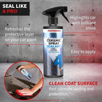 Menzerna Ceramic Spray 16oz I Ceramic Coating Spray Wax for Ultimate Protection and High Shine I Seals the Car Paint and Protects against Dirt, Bugs and Environmental Impacts I Brilliant Finish