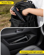 Electric Air Duster & Vacuum 2-in-1, Dual Brushless Motor 130000RPM Compressed Air Duster, 16000PA Handheld Vacuum, 3 Speed Mini Blower, Fast Charging 6000mAh Rechargeable, Keyboard Car Cleaning Kit
