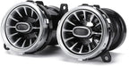 JTLB 6pcs 64 Color Front LED Turbine Air Vent Ambient Light Kit Replacement for E ‑ Class W213 C238 2017‑2021