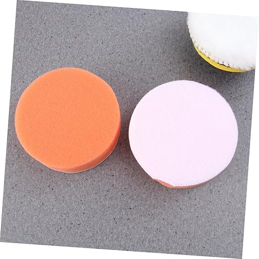 Unomor 6pcs Polishing Waxing Buffing Pads Kit Car Wax Applicator Pad for Car Waxing and Buffing
