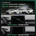 Phone Mount for Toyota Corolla (2019-2026,8" Screen) / Corolla Hatchback (19-26) / Corolla Cross (2022-2026), 15W Wireless Charger, Magnetic Phone Holder, 360° Adjustable, with Storage Box, 2023 2024