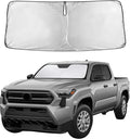 EcoNour Windshield Sunshade Compatible for Toyota Tacoma 2016-2024 2025 2026, SR, SR5, TRD Sport, TRD Off-Road, Limited, TRD Pro Sun Visor for Front Window Sun Shade Cover, UV Blocker, Car Accessories